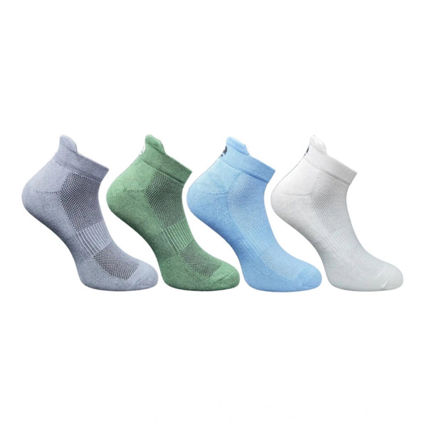 Generic 4_Pair Set Unisex Casual Bamboo Cotton Printed Ankle Length Socks (Multicolor)