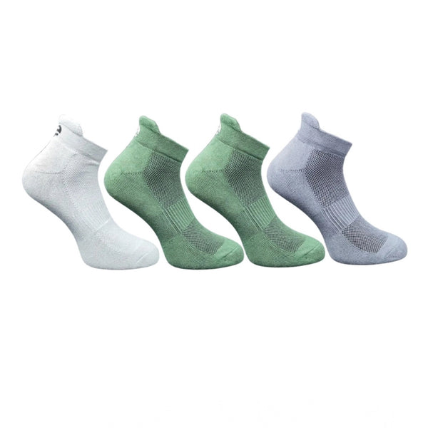 Generic 4_Pair Set Unisex Casual Bamboo Cotton Printed Ankle Length Socks (Multicolor)