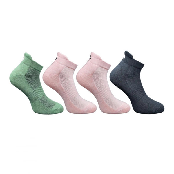 Generic 4_Pair Set Unisex Casual Bamboo Cotton Printed Ankle Length Socks (Multicolor)