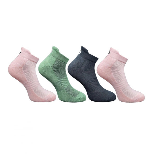 Generic 4_Pair Set Unisex Casual Bamboo Cotton Printed Ankle Length Socks (Multicolor)