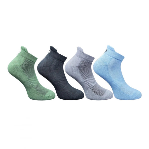 Generic 4_Pair Set Unisex Casual Bamboo Cotton Printed Ankle Length Socks (Multicolor)
