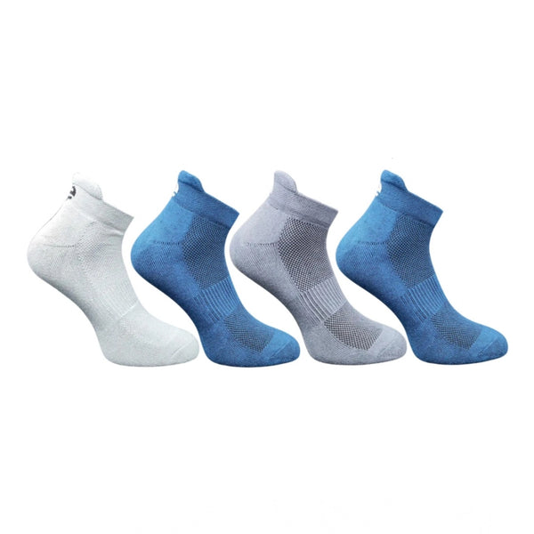 Generic 4_Pair Set Unisex Casual Bamboo Cotton Printed Ankle Length Socks (Multicolor)