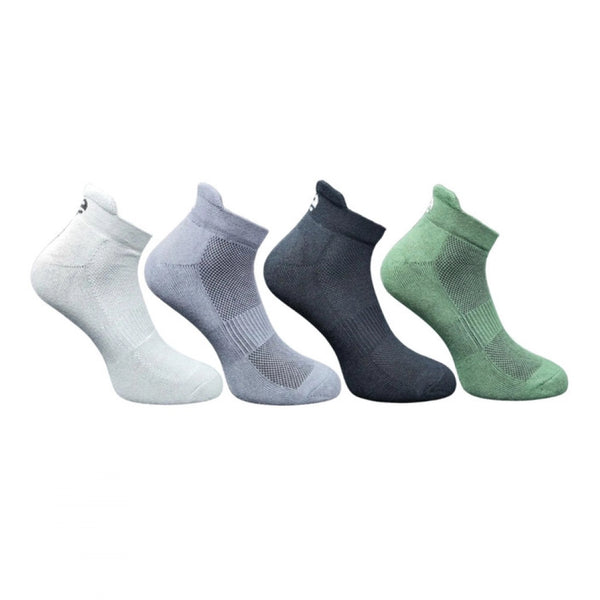 Generic 4_Pair Set Unisex Casual Bamboo Cotton Printed Ankle Length Socks (Multicolor)