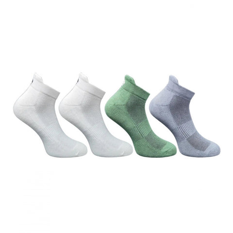 Generic 4_Pair Set Unisex Casual Bamboo Cotton Printed Ankle Length Socks (Multicolor)